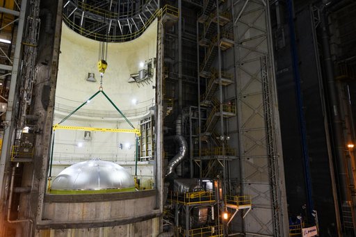 NASA Prepares Artemis II Liquid Oxygen Tank for Next Phase of Assembly