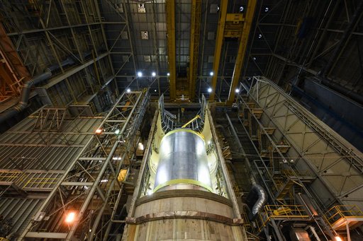 NASA Prepares Artemis II Liquid Oxygen Tank for Next Phase of Assembly