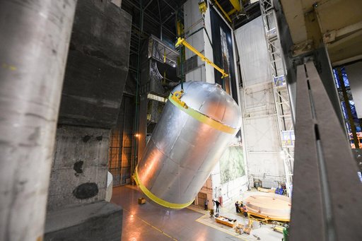 NASA Prepares Artemis II Liquid Oxygen Tank for Next Phase of Assembly