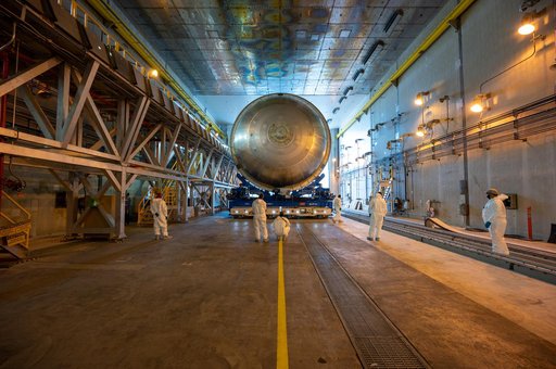 NASA Readies Artemis II Liquid Oxygen Tank for Next Phase of Man