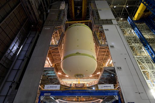 NASA Readies Artemis II Liquid Oxygen Tank for Next Phase of Manufacturing