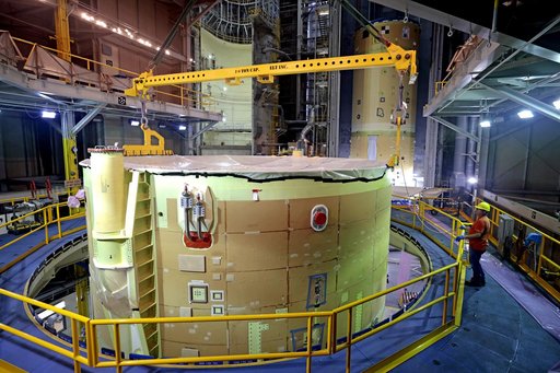 Artemis II Engine Section and Boat-tail Joined