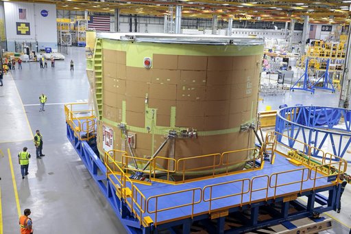 Artemis II Engine Section and Boat-tail Joined
