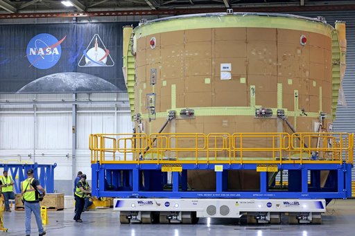 Artemis II Engine Section and Boat-tail Joined