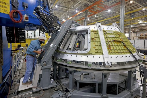 Welding Underway on Orion for First Artemis Mission Landing Astronauts on the Moon