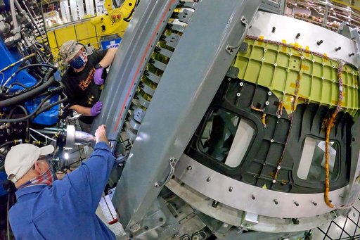 Welding Underway on Orion for First Artemis Mission Landing Astronauts on the Moon