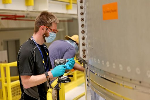 Exploration Upper Stage (EUS) Panel Test Weld