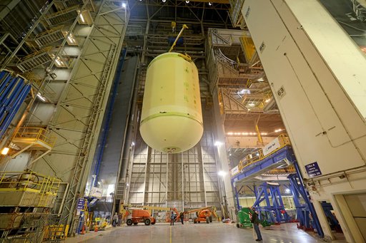 NASA Readies Artemis II Liquid Oxygen Tank for Next Phase of Manufacturing