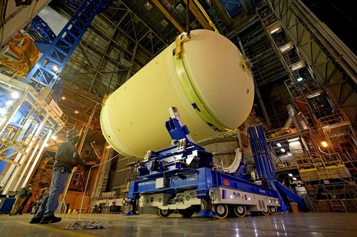 NASA Readies Artemis II Liquid Oxygen Tank for Next Phase of Manufacturing