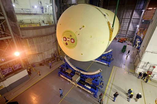 NASA Readies Artemis II Liquid Oxygen Tank for Next Phase of Manufacturing