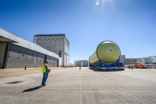 NASA Readies Artemis II Liquid Hydrogen Tank for Next Phase of Manufacturing