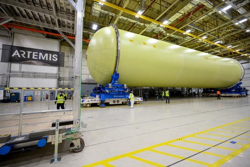 NASA Readies Artemis II Liquid Hydrogen Tank for Next Phase of Manufacturing