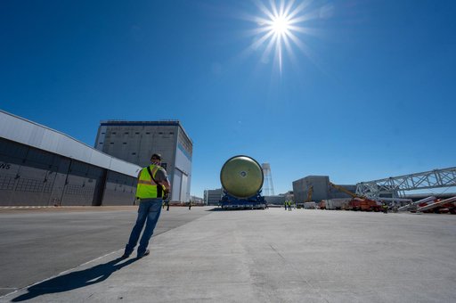 NASA Readies Artemis II Liquid Hydrogen Tank for Next Phase of Manufacturing
