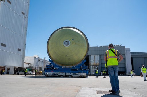 NASA Readies Artemis II Liquid Hydrogen Tank for Next Phase of Manufacturing