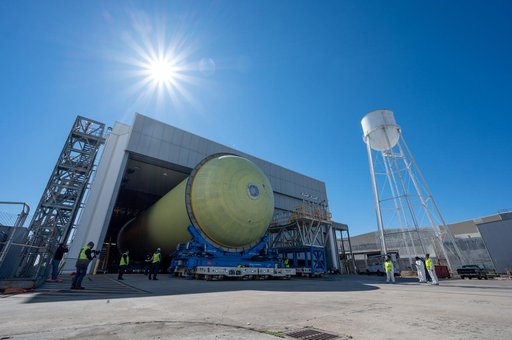 NASA Readies Artemis II Liquid Hydrogen Tank for Next Phase of Manufacturing