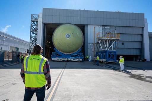 NASA Readies Artemis II Liquid Hydrogen Tank for Next Phase of Manufacturing
