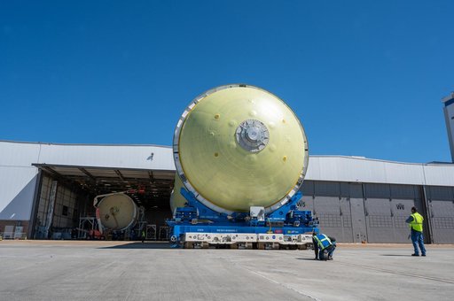NASA Readies Artemis II Liquid Hydrogen Tank for Next Phase of Manufacturing