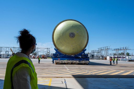 NASA Readies Artemis II Liquid Hydrogen Tank for Next Phase of Manufacturing