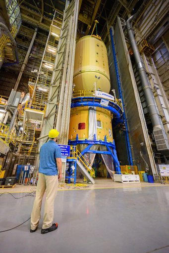 NASA Readies Artemis II with the Core Stage Forward Join