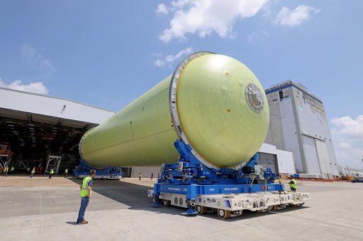 NASA Readies Artemis II Liquid Hydrogen Tank for Next Phase of Manufacturing