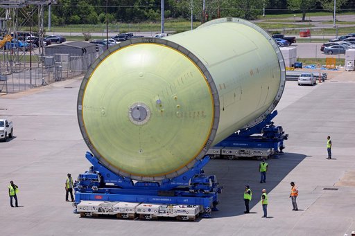 NASA Readies Artemis II Liquid Hydrogen Tank for Next Phase of Manufacturing