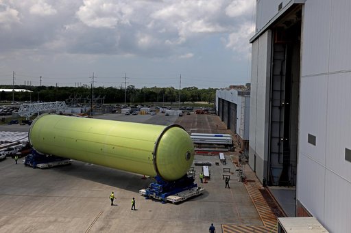 NASA Readies Artemis II Liquid Hydrogen Tank for Next Phase of Manufacturing