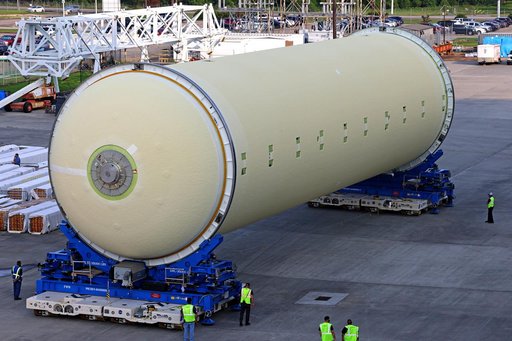 NASA Readies Artemis II Liquid Hydrogen Tank for Next Phase of Manufacturing