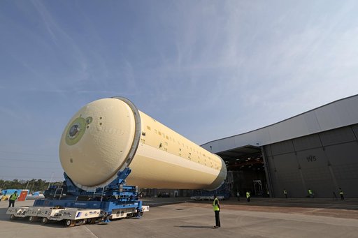NASA Readies Artemis II Liquid Hydrogen Tank for Next Phase of Manufacturing