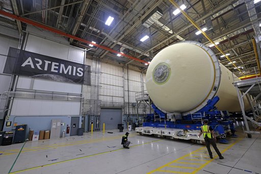 NASA Readies Artemis II Liquid Hydrogen Tank for Next Phase of Manufacturing