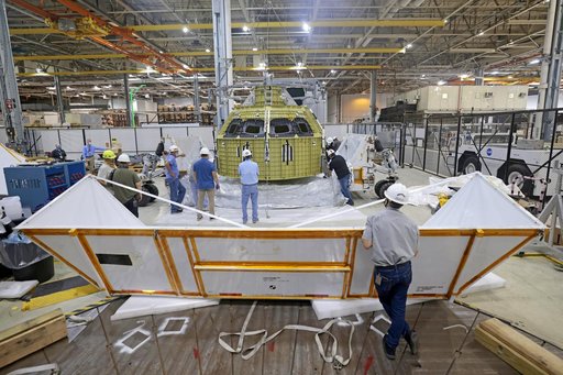 Artemis III Orion pressure vessel delivered to KSC