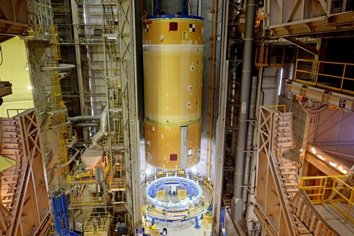 NASA Completes & Moves Upper Part of Artemis II Core Stage