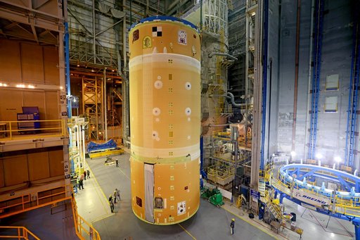 NASA Completes & Moves Upper Part of Artemis II Core Stage