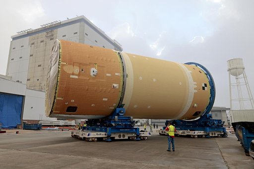 NASA Completes & Moves Upper Part of Artemis II Core Stage