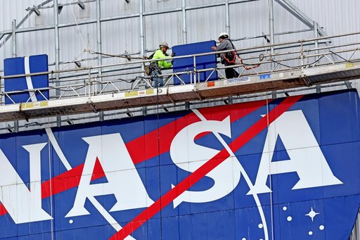 NASA Meatball Reinstalled at NASA’s Michoud Assembly Facility