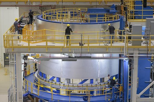 Liquid Oxygen Tank Barrel for Core Stage Moves for Next Phase of Production