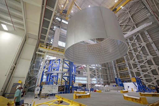 Liquid Oxygen Tank Barrel for Core Stage Moves for Next Phase of Production
