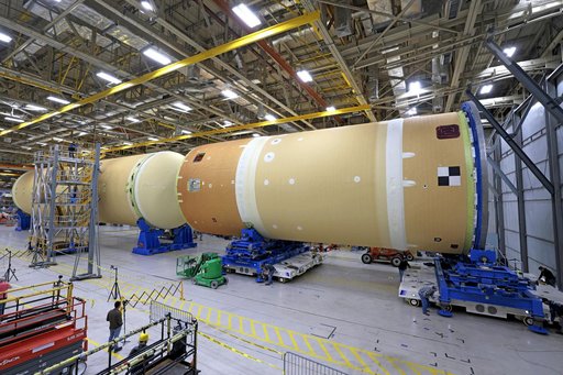 NASA Joins Four Major SLS Rocket Parts to Form Artemis II Core Stage