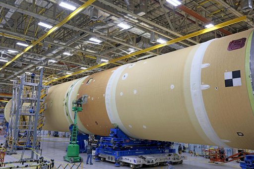 NASA Joins Four Major SLS Rocket Parts to Form Artemis II Core Stage