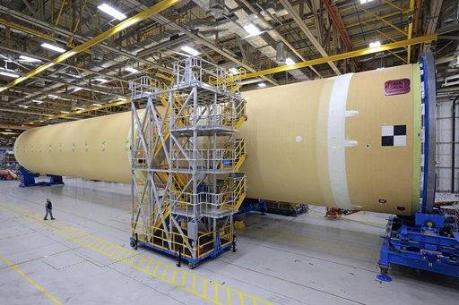 NASA Joins Four Major SLS Rocket Parts to Form Artemis II Core Stage