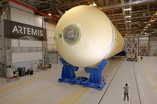 NASA Joins Four Major SLS Rocket Parts to Form Artemis II Core Stage