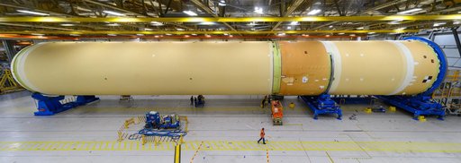 NASA Joins Four Major SLS Rocket Parts to Form Artemis II Core Stage