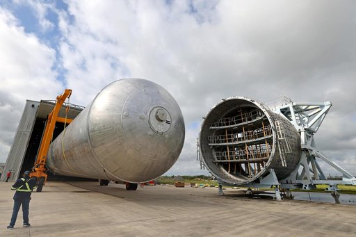 Weld Test Completed for Artemis III Rocket Core Stage Tank