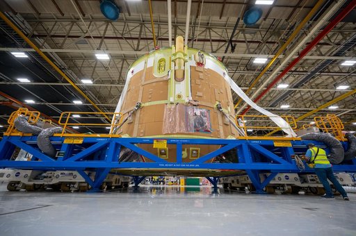 Artemis II Engine Section Moves to Final Assembly
