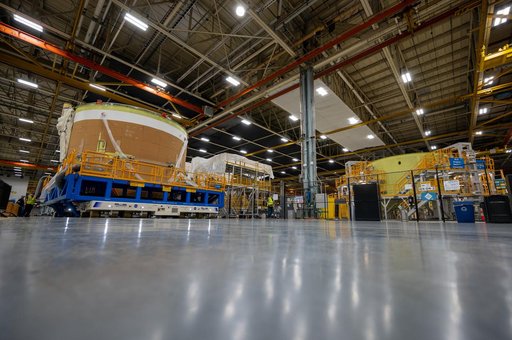 Artemis II Engine Section Moves to Final Assembly