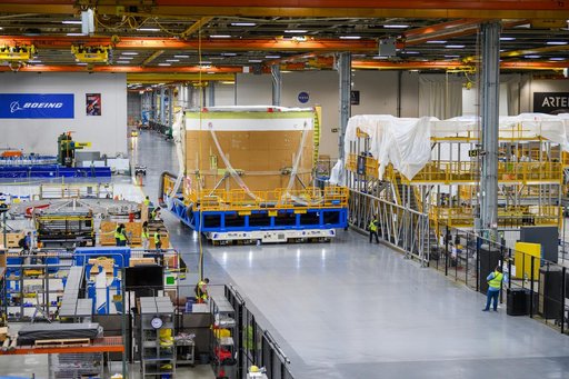 Artemis II Engine Section Moves to Final Assembly