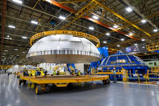 NASA Completed Welding of Artemis III Core Stage Tank Dome