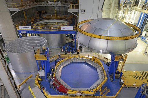 NASA Completed Welding of Artemis III Core Stage Tank Dome