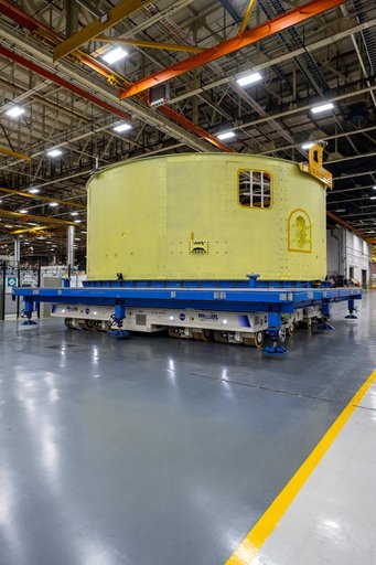 Forward Skirt for Artemis III SLS Core Stage Moves for Next Phase of Production