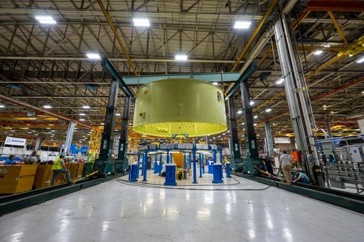 Forward Skirt for Artemis III SLS Core Stage Moves for Next Phase of Production