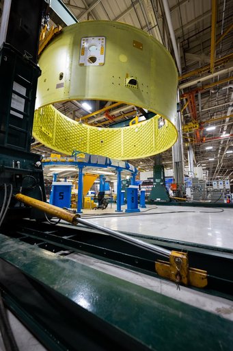 Forward Skirt for Artemis III SLS Core Stage Moves for Next Phase of Production